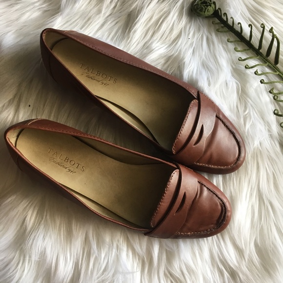 Talbots Shoes - Talbots Tobacco Brown loafer flats 9